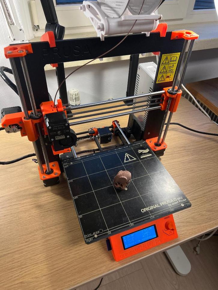 Originele Prusa MK2 3D Printer met ingebouwde LED lights, Computers en Software, 3D Printers, Gebruikt, Ophalen
