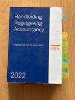Accountancy Regelgeving 2022, Boeken, Ophalen of Verzenden, Gamma, Gelezen, HBO