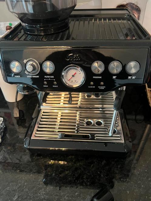 Solis espresso machine, Witgoed en Apparatuur, Koffiezetapparaten, Zo goed als nieuw, Koffiemachine, Stoompijpje, Ophalen of Verzenden