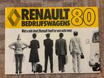 Renault bedrijfswagens brochure 1980 R4 F4 Estafette, Verzenden, Zo goed als nieuw, Renault