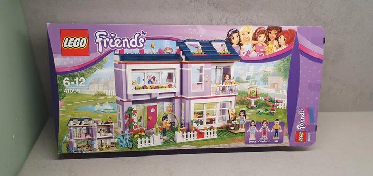 Lego Friends 41095 Emma's huis, Kinderen en Baby's, Speelgoed | Duplo en Lego, Zo goed als nieuw, Lego, Complete set, Ophalen of Verzenden