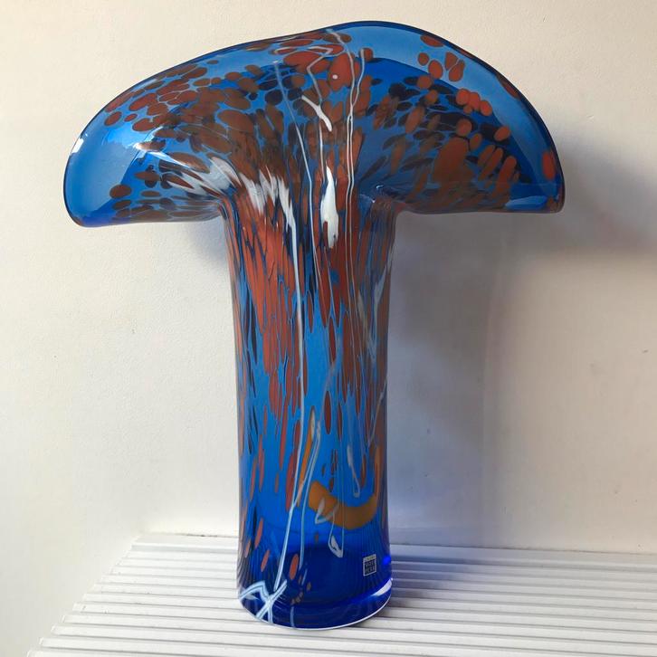 Vintage Art Nouveau Glazen Vaas, Antiek en Kunst, Antiek | Glas en Kristal, Ophalen of Verzenden