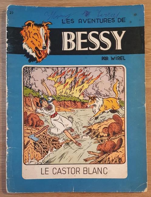Bessy - Le castor blanc -29- 1e dr incompleet (1959) Strip, Boeken, Stripboeken, Gelezen, Eén stripboek