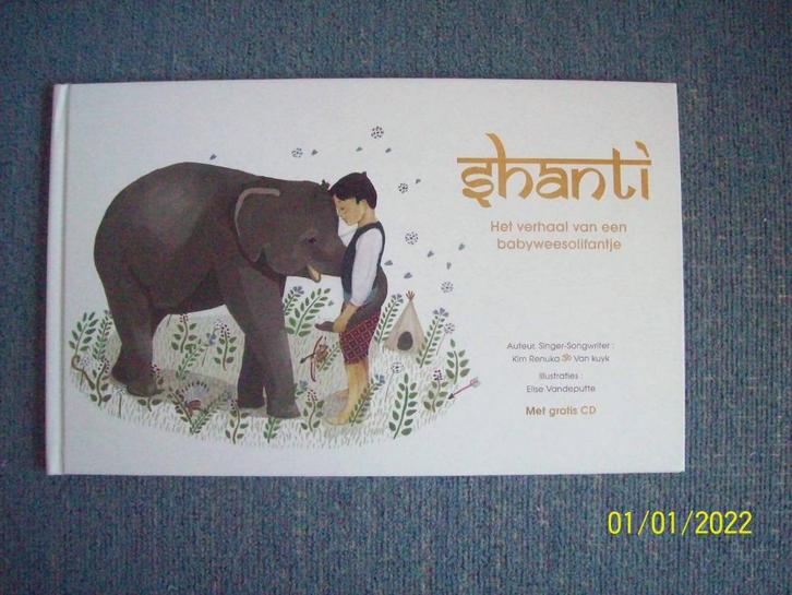 SHANTI , BABYWEES OLIFANTJE PLUS CD, NIEUW, Boeken, Kinderboeken | Kleuters, Nieuw, Sprookjes, Ophalen of Verzenden