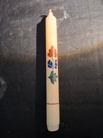 Vintage Boerenbont Kaars, Overige materialen, Gebruikt, Ophalen of Verzenden, Rood