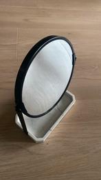 Zara home spiegel op marmer look voet, Ophalen of Verzenden, Rond, Minder dan 50 cm, Minder dan 100 cm