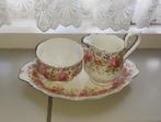Royal albert serena roomstel, Ophalen of Verzenden, Zo goed als nieuw, Porselein, Kop en/of schotel