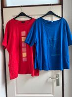 T-shirts - Skandika / Kuwio - rood/ blauw - XXL, Kleding | Dames, T-shirts, Maat 46/48 (XL) of groter, Zo goed als nieuw, Korte mouw