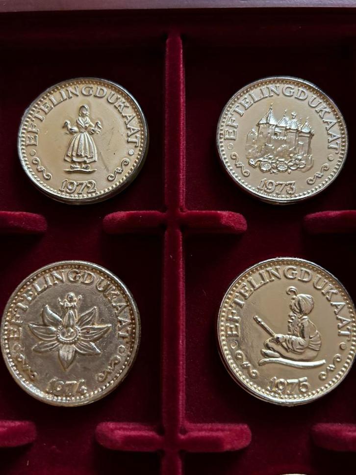 Efteling Dukaten Collectie 1972-2000!! 41stuks, Verzamelen, Efteling, Gebruikt, Overige typen, Ophalen