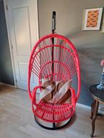Rotan hangstoel vintage, Huis en Inrichting, Ophalen, Gebruikt, Overige kleuren, Retro rotan vintage