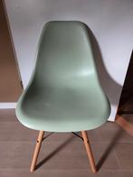 Groene Eames-stijl stoel, Hout, Overige kleuren, Ophalen of Verzenden, Zo goed als nieuw