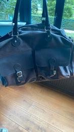 Weekend tas leer, Sieraden, Tassen en Uiterlijk, Tassen | Reistassen en Weekendtassen, 40 tot 60 cm, Bruin, Minder dan 35 cm, Ophalen of Verzenden