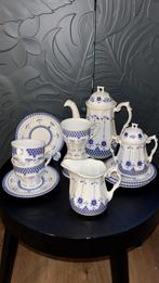 Antiek Artil Koffie/Thee Servies - Bone China, Ophalen of Verzenden