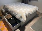 Zo goed als nieuwe bedframe, Huis en Inrichting, Slaapkamer | Bedden, Ophalen, Wit, Tweepersoons, 140 cm