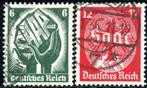 Duitsland serie 544-45 - Saar gebied, Postzegels en Munten, Overige periodes, Ophalen of Verzenden, Gestempeld