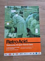 Poster Retro Acid Vooruit Gent, Ophalen of Verzenden