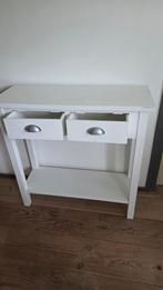 Witte Wandtafel met Lades & Plank - Wegens Verhuizing, Ophalen, Rechthoekig, 50 tot 100 cm, 50 tot 100 cm