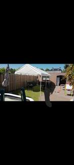 Partytent 6x3m met voor en zijwanden - Ideaal voor feestjes!, Ophalen, Gebruikt, Partytent, 2 meter of meer