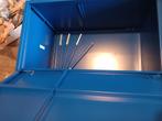 Blauw metalen locker kastje, Huis en Inrichting, Ophalen of Verzenden, Zo goed als nieuw, Modern