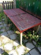 tuintafel, Tuin en Terras, Ophalen, Gebruikt, Rechthoekig, Hout