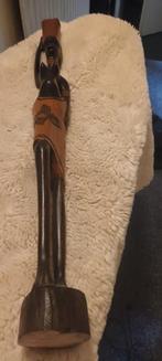 Met de hand   gemaakt   fantastisch   houten  vrouwen beeld, Antiek en Kunst, Ophalen of Verzenden