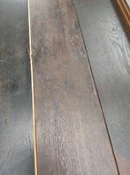 30 m2 donker gelakte eiken massieve eiken planken, Ophalen of Verzenden, Zo goed als nieuw, 10 tot 30 cm, Hout