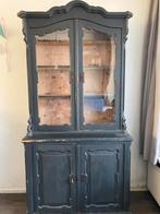 Buffet kast van zware kwaliteit vintage grijs antraciet, Huis en Inrichting, Kasten | Dressoirs, Ophalen, 100 tot 150 cm, Vintage