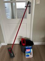 Vileda vlakke microvezelmop compleet + 2 doeken, Huis en Inrichting, Ophalen, Dweilemmer, -bak, of -wagen
