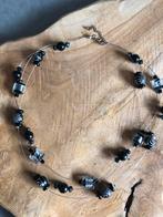 Nieuw! Zwarte zwevende ketting, Ophalen of Verzenden, Nieuw, Zwart, Verstelbaar