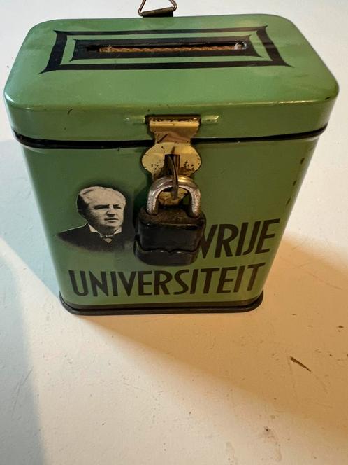 Collectebus Vrije Universiteit, Antiek en Kunst, Antiek | Overige Antiek, Ophalen of Verzenden