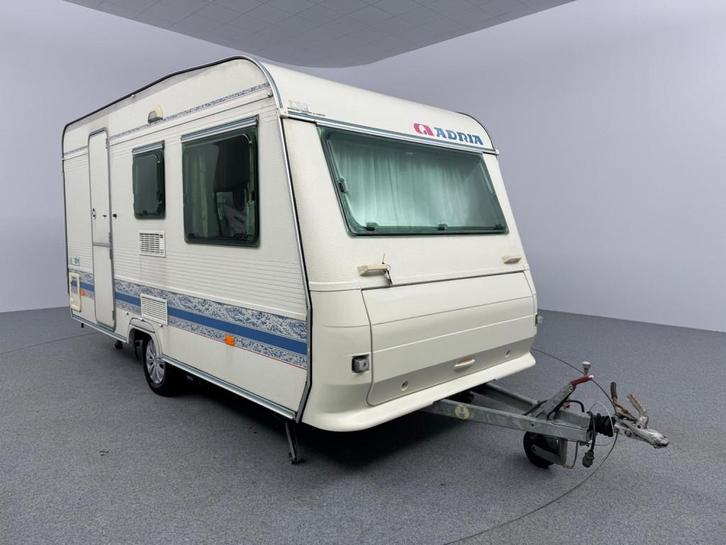 Adria unica 390 Mover Voortent INCL. STALLING, Caravans en Kamperen, Caravans, Bedrijf, tot en met 4, Overige, Adria, Vast bed
