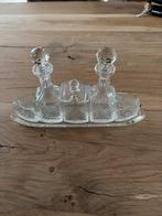 Olie / peper en zout stel kristal, Antiek en Kunst, Ophalen of Verzenden