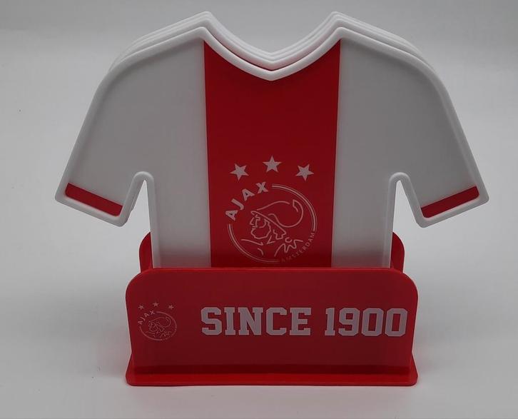Ajax Ontbijt bordjes in de vorm van een Ajax voetbalshirt, Verzamelen, Sportartikelen en Voetbal, Zo goed als nieuw, Overige typen