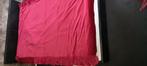Tka Rood velours kleed ca 120 x 200 met  2 zijden rouches, Ophalen, Zo goed als nieuw