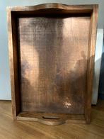 Steigerhouten Dienblad 56x40,5x9,5cm, Ophalen of Verzenden, Zo goed als nieuw, Rechthoekig, Hout