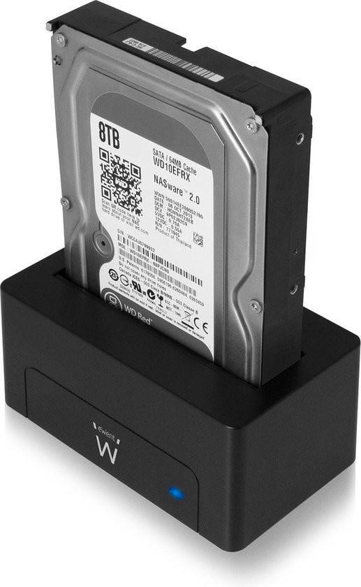 Ewent EW7012 Docking Station - SATA HDD/SSD, Computers en Software, Harde schijven, Zo goed als nieuw, Desktop, Extern, HDD, USB