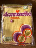 Vintage Dormisette geel flanellaken 175x250cm nieuw, Geel, Overige typen, Ophalen of Verzenden, Nieuw
