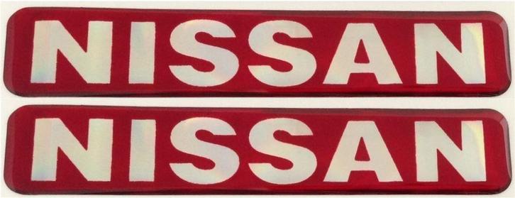 Nissan 3D doming sticker set #7, Auto diversen, Autostickers, Ophalen of Verzenden