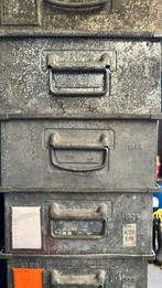 Brocante fabrieksbakken zink, Ophalen of Verzenden, Gebruikt