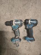 2x Makita DDF484 18v accu schroefboormachine kop defect, Doe-het-zelf en Verbouw, Gereedschap | Boormachines, Ophalen of Verzenden