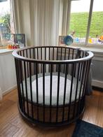 Ronde bruine box, Kinderen en Baby's, Boxen, Ophalen, Zo goed als nieuw, Rond, Boxkleed