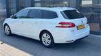Peugeot 308 SW 1.6 BlueHDI 120Pk Blue Lease Executive Panora, Auto's, Stof, Gebruikt, 4 cilinders, Wit