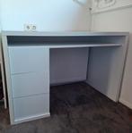 Wit bureau met lades - 110x60 cm, Huis en Inrichting, Ophalen, Gebruikt