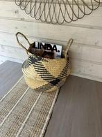 Ibiza mand, Huis en Inrichting, Woonaccessoires | Schalen en Manden, Ophalen of Verzenden, Nieuw, Rond, Overige materialen