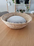 Kattenmand zeegras 'Happy George' met mintgroen kussentje, Ophalen of Verzenden, Gebruikt, Riet