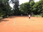 Tennisbaan gravel laren (nh) te huur., Sport en Fitness, Tennis, Ophalen of Verzenden