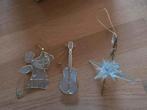 Vintage. Kerstornamenten Engel, Gitaar, Ster, Ophalen of Verzenden, Gebruikt