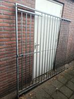 Hekwerk / hondenkennel deel met deur, Tuin en Terras, Tuinhekken en Hekwerk, Ophalen, Zo goed als nieuw, IJzer