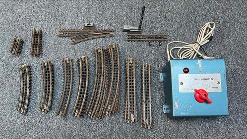 Oude Trix rails plus wisselstroom transformator, Hobby en Vrije tijd, Modeltreinen | H0, Gebruikt, Rails, Wisselstroom, Trix, Analoog