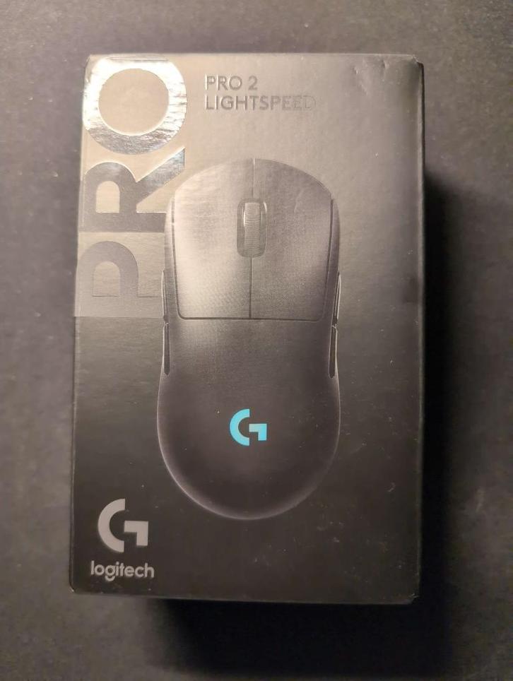 Logitech G PRO 2 LIGHTSPEED Wireless Gaming Mouse, Computers en Software, Muizen, Gebruikt, Muis, Linkshandig, Rechtshandig, Draadloos